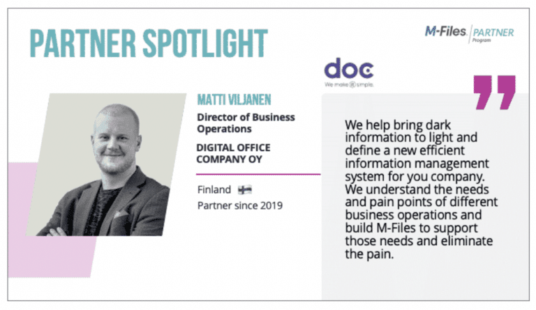 Partner Spotlight – Digital Office Company Oy<br><br><p>LEARN MORE