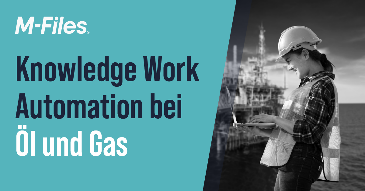 Knowledge Work Automation bei Öl und Gas