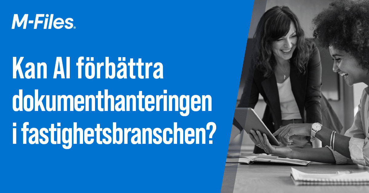 Kan AI förbättra dokumenthanteringen i fastighetsbranschen?