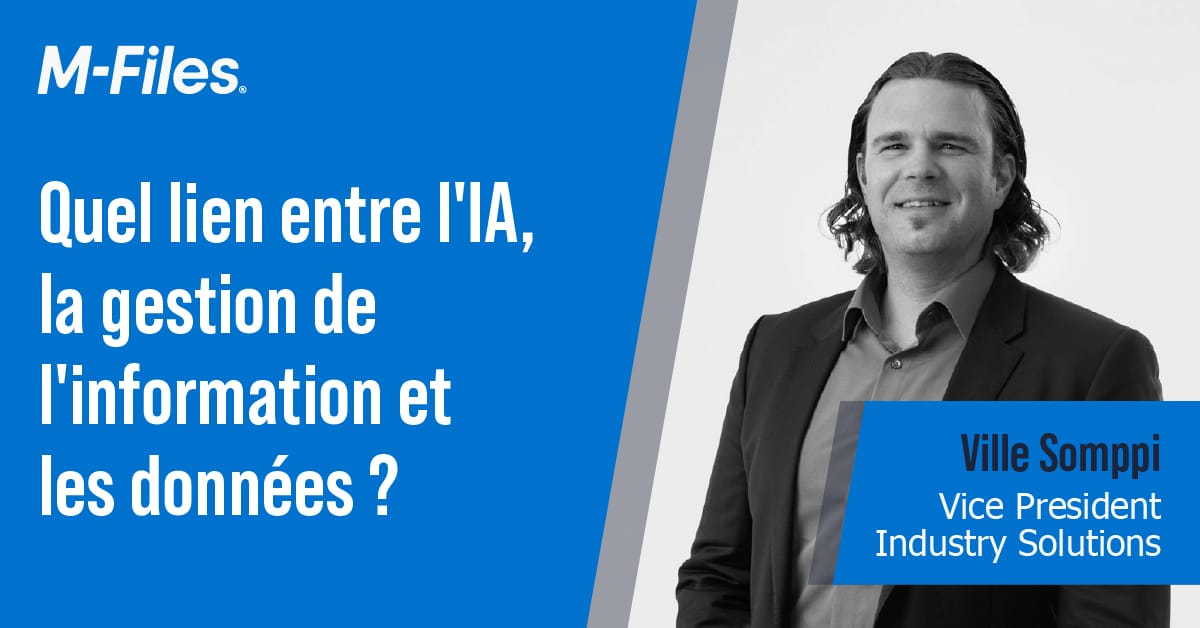 Quel lien entre l'IA, la gestion de l'information et les données ?