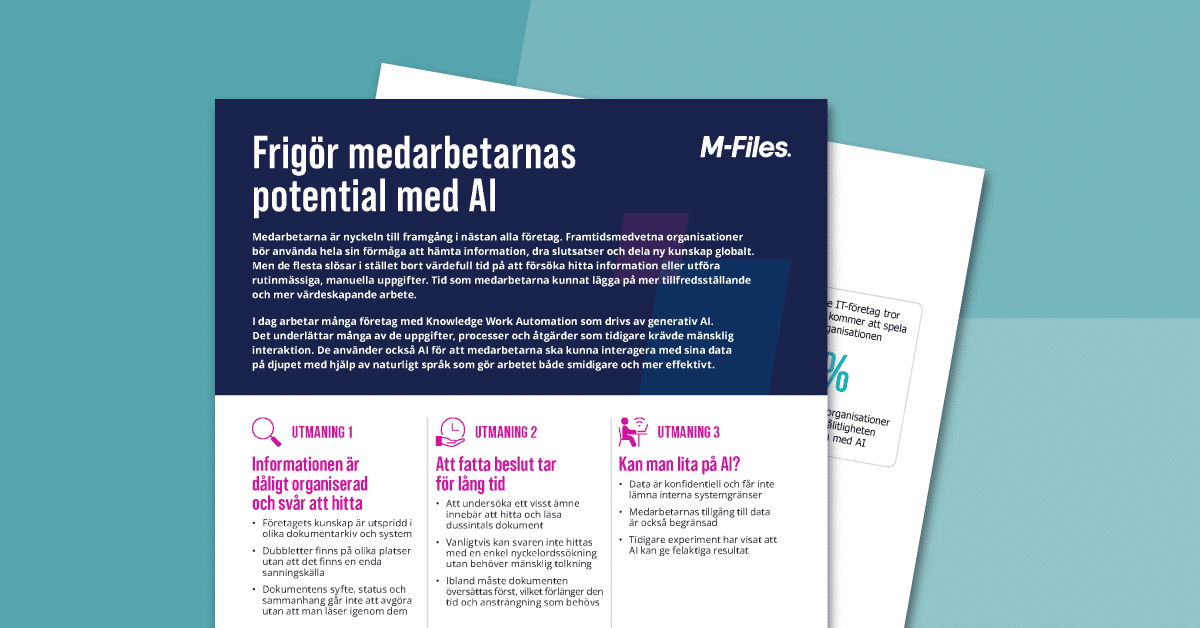 Frigör medarbetarnas potential med AI